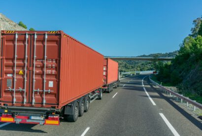 Road transport logistics truck Morocco cargo delivery